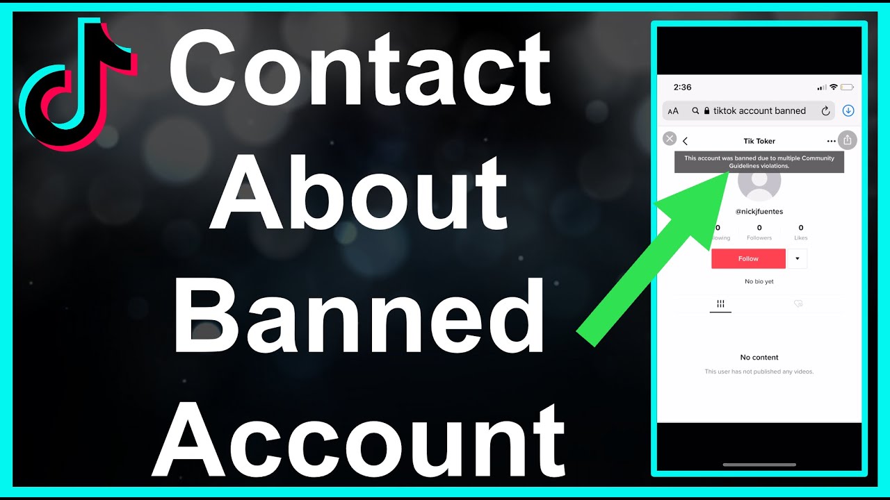 How to Contact TikTok about Banned Account
